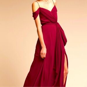 Watters WTOO BHLDN Bridesmaids dress is Marsala size 8